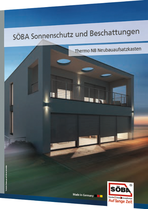 SÖBA Rollladen – Thermo NB-Neubau-Aufsatzkasten
